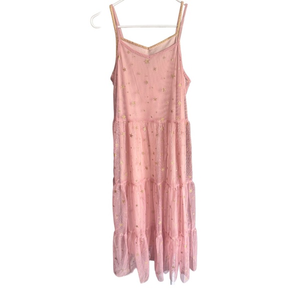 Zunie Other - Zunie Pink Dress with Gold Star Accents